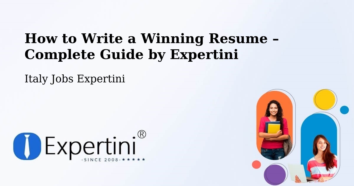Resume Writing Guide for Job Seekers – Miranda - Miranda, Italy Jobs Expertini
